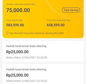 Kaum rebahan bisa dapetin duit tiap hari !!!
1️. Download Neobank Di Playstore