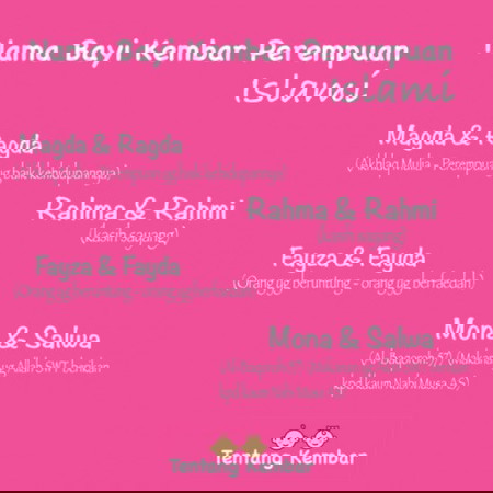 Ide Nama Anak Kembar