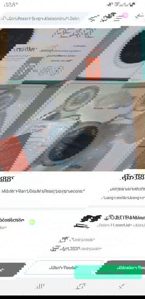 Preloved pompa asi electrik