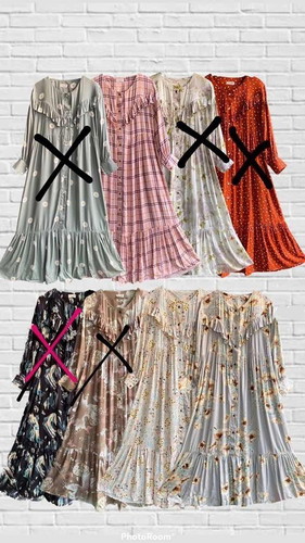 Bunda2 beli daganganku yok, baju dress menyusui, akses menyusuinya ada dibalik rampel depan. 100an ajaa sisa 3 motif