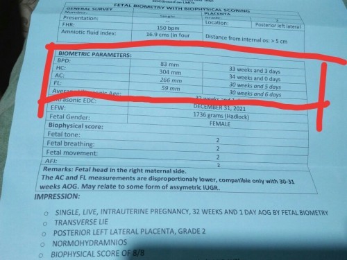 Sino po same case sa size ng baby ko super worried po ako lapit na po kabuwanan ko