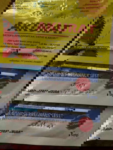 Test pack telat 2hari