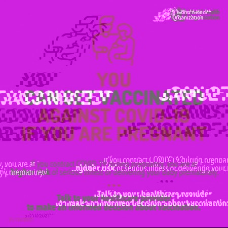 Pregnant can be vaccinated against COVID-19