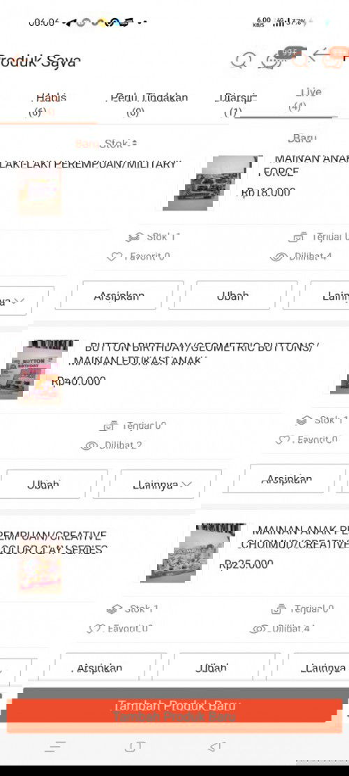 Shopee untuk jual barang ex kado