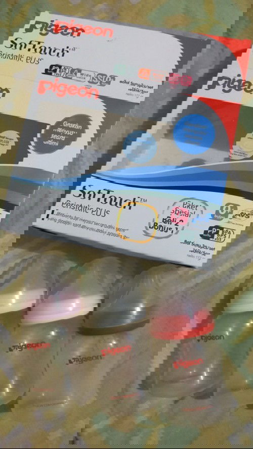 Preloved botol susu pigeon wide neck