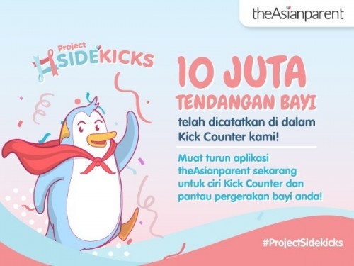 10 Juta Tendangan Bayi Di Dalam Kick Counter!
