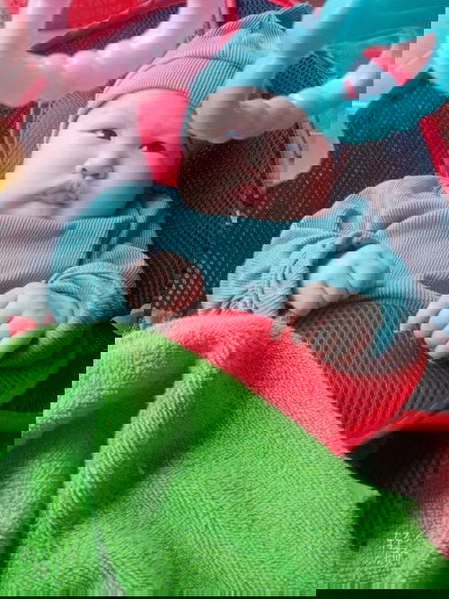 Bé nhà e 3m16d đc 7kg4 vậy là đc chưa các mom . Lúc sinh bé 3kg3 ạ