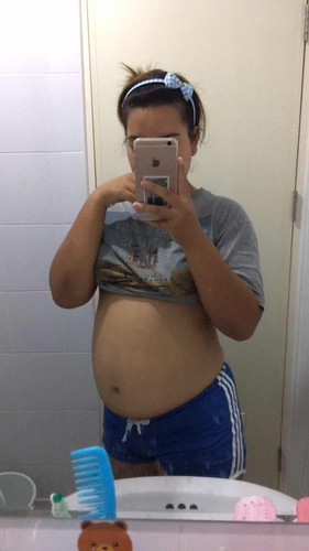 ท้องโตนับวันรอไปอีกนานเลยค่ะ👧🏻👶🏻