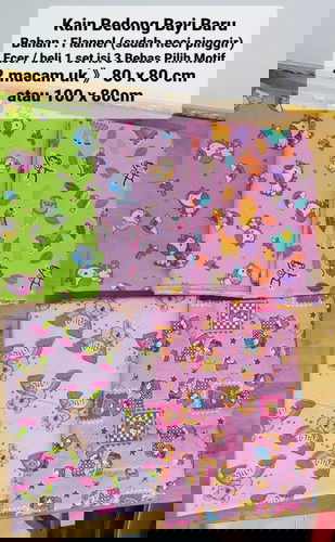 New! KAIN BEDONG BAYI FLANEL