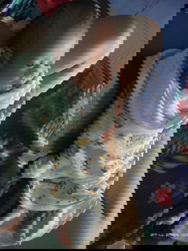 เลี้ยงลูกผ่าคลอด37Wน้ำหนักต่ำกว่าเกณฑ์ แรกเกิดน้ำหนัก 2190 กก เดือนที่2 หนัก4.8กก