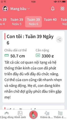 Các mẹ cho e hỏi,e được 39t 6 ngày rồi,mà con chưa chịu ra