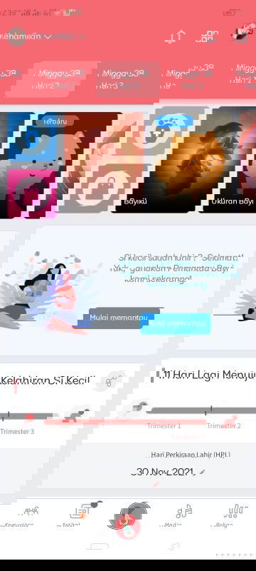 Hpl 2 mingguan lagi tapi belum ada tanda2 lahiran