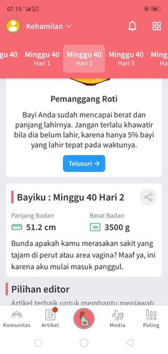 Sudah lewat HPL 2hari