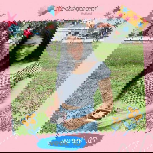 น้องเล็กกว่าอายุครรภ์จริงนิดหน่อย🤰🏻