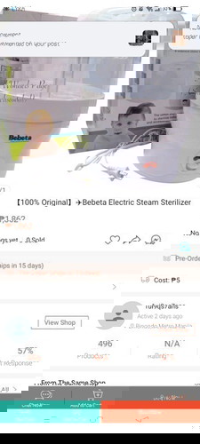 Bebeta sterilizer Sale!!!