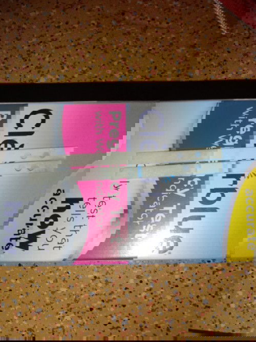 Clear Blue pregnant test