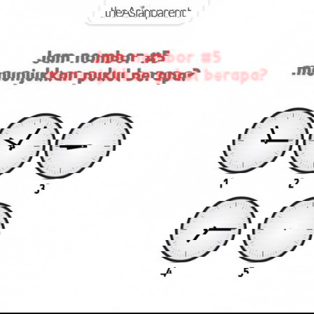 Pukul berapa jam terakhir di bawah?