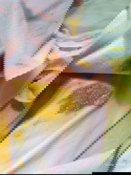 Bab berlendir tapi ada ampasnya