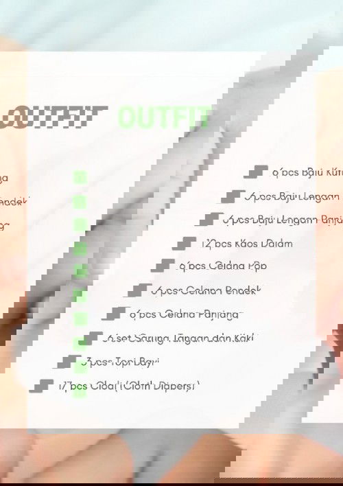 DAFTAR PERLENGKAPAN BABY NEWBORN