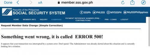 SSS and PhilHealth Change Status