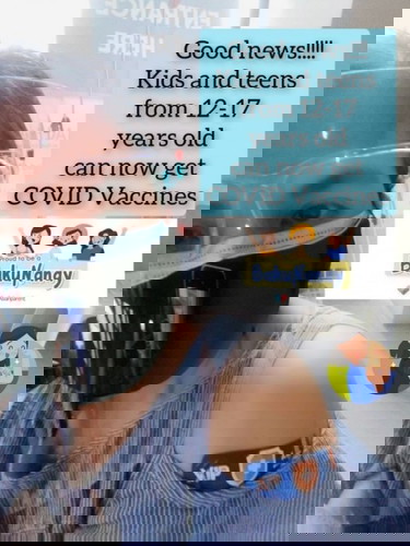 COVID Vaccines for kids/teens from 12-17 yo are available!