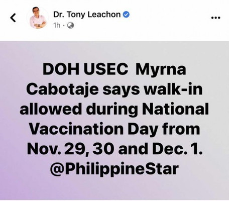 Great news to those still waiting to get the COVID Vaccine