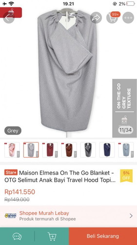 jual selimut & bedong bayi kondisi baru