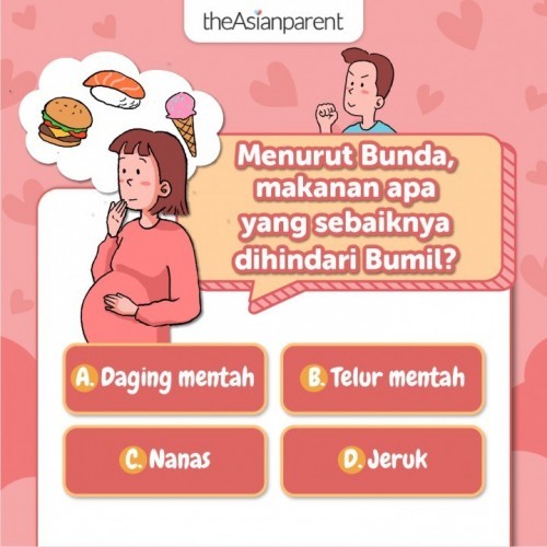 Menurut Bunda, makanan apa yang sebaiknya dihindari Bumil?