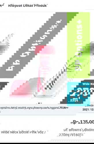 Jual botol susu merk dr brown's