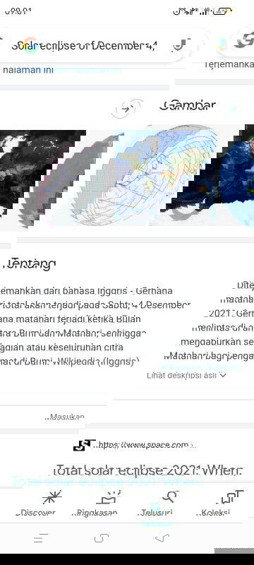 Gerhana 4 Desember 2021