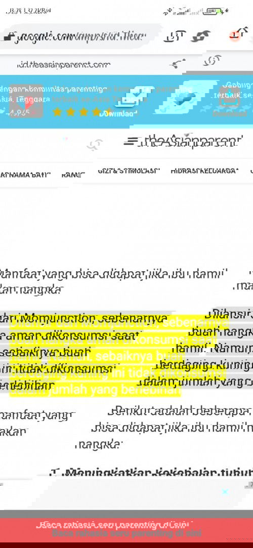 Usia 15w pingin makan nangka