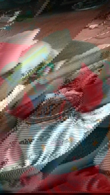 Demam + nangis terus.