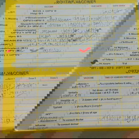 Routine and optional vaccines