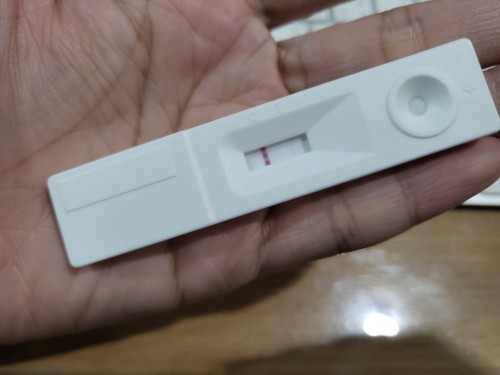 ขึ้นจางแบบนี้ท้องมั้ยคะ