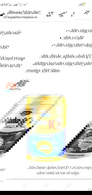 Sữa này uống tốt không mấy mom