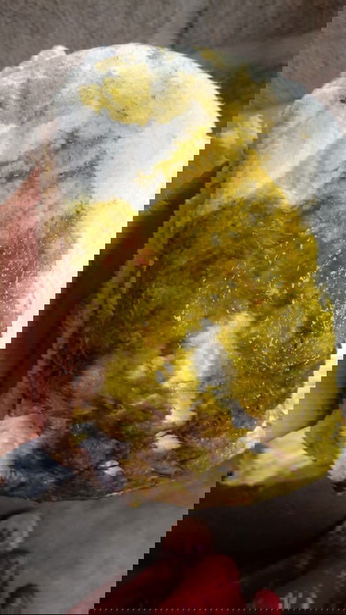 BAb hijau dan berdarah