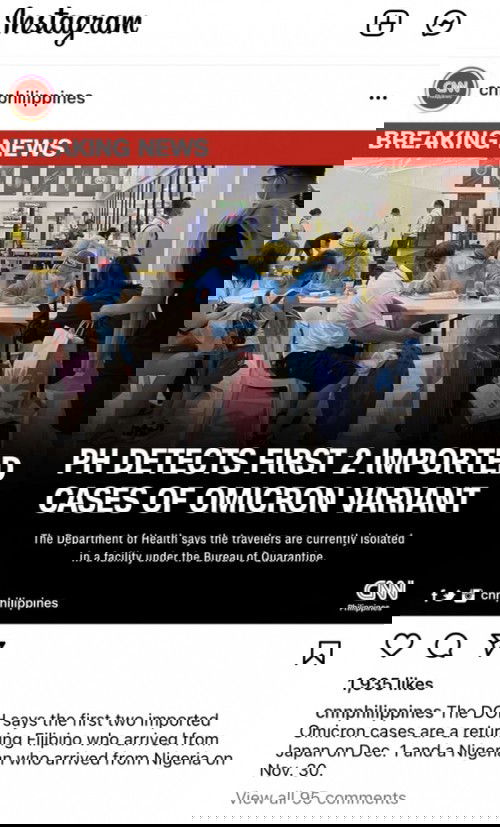 Latest news on Omicron variant in PH