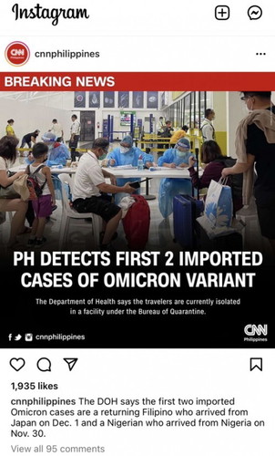 Latest news on Omicron variant in PH