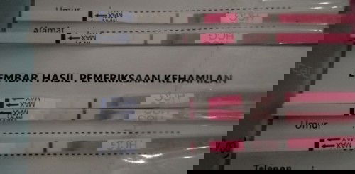 Bund mau tanya hasil test pack yang seperti ini hamil atau tidak ya bund??