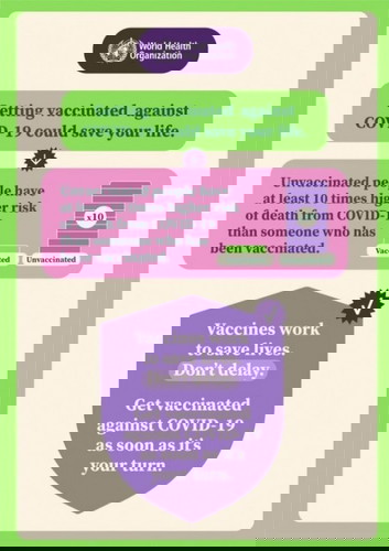 Unvaccinated people have at least 10 times higher risk of death from Covid-19
