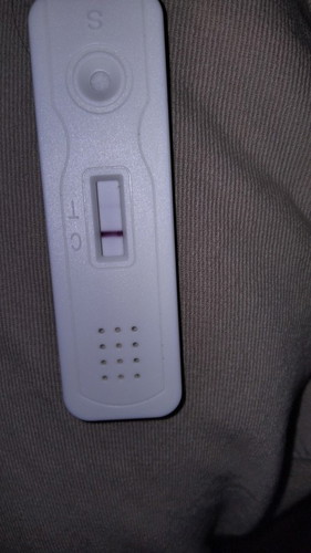 Pregnant test samar samar