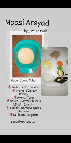resep mpasi arsyad