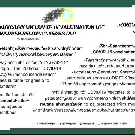 Covid Vaccine Roll-out for Kids