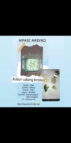 menu Mpasi