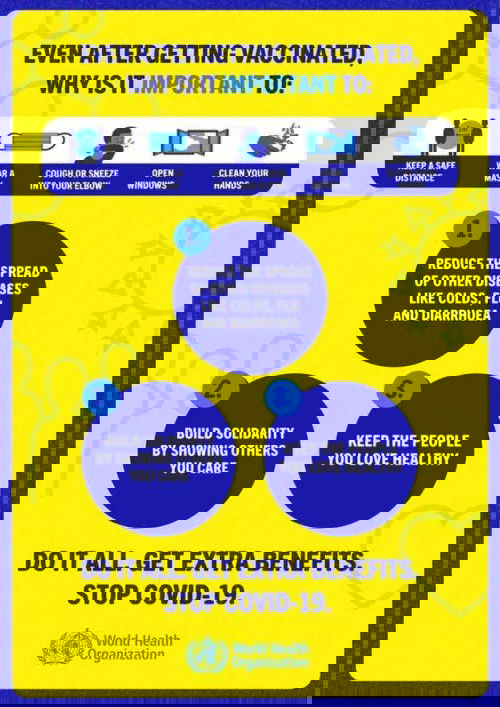 Even after vaccination, we should do these ❤️