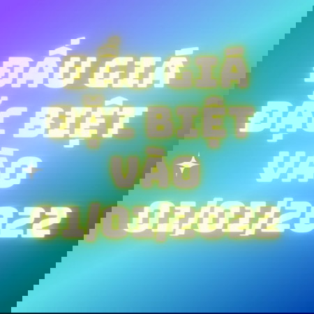 Đấu giá đặc biệt vào 01/01/2022