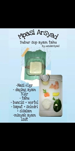 menu mpasi