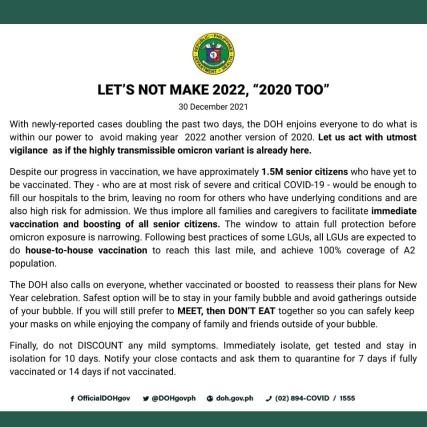 Let's not make 2022, 2020 too! ❌