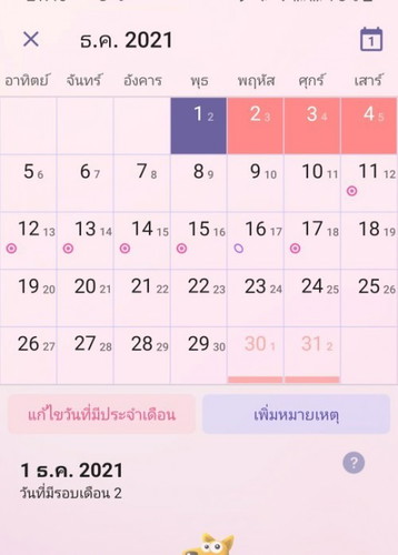 ประจำเดือนขาด