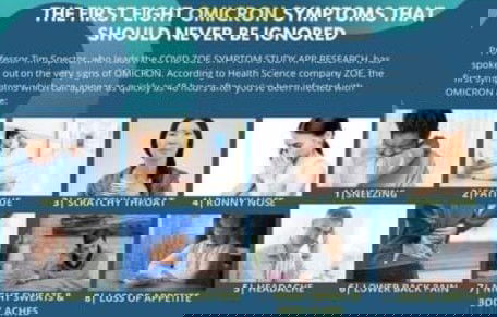 8 Omicron Symptoms should never be ignored